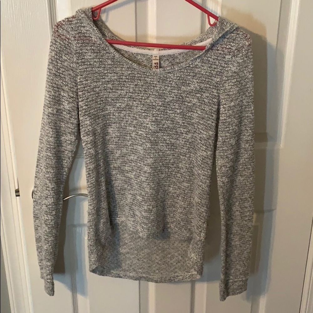 Gray sweater